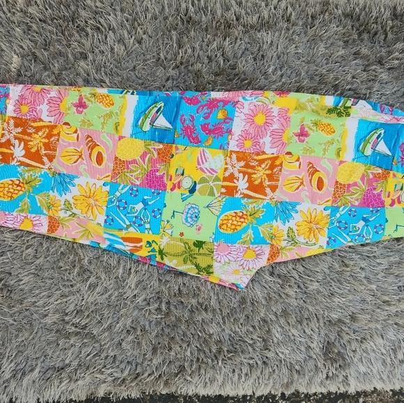 Pants - Bon Jour Leading Life womens Colorful Capri size 8